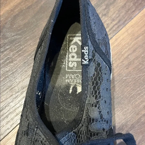 Keds Women's Black Lace-Up Sneakers - Picture 8 of 8